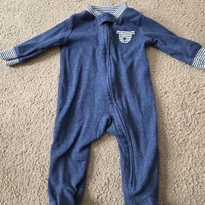 3 Month Carter's Navy Blue Zip Up Sleeper